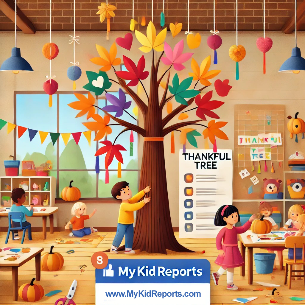 Thankful Tree Craft for Preschoolers