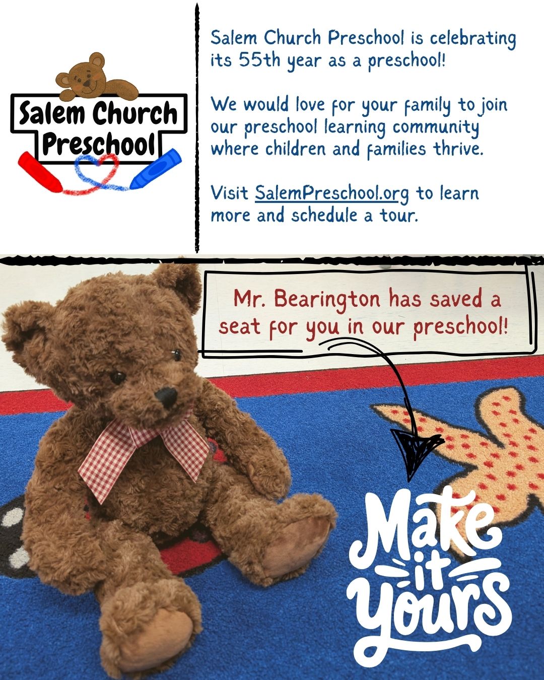 Children at Salem Church Preschool